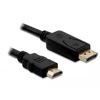 DisplayPort / HDMI kabelis DeLOCK 82586 1 m juodas
