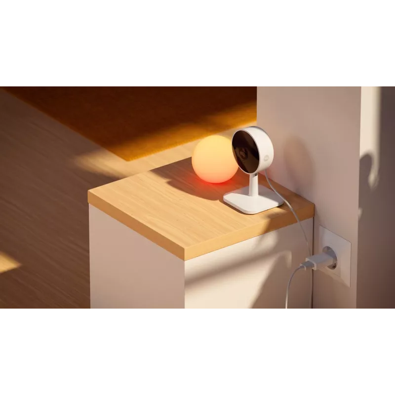 Vidinė IP stebėjimo kamera Yale SV-IC-1A-W-EU 1080p, 2 MP, 110° matymo kampas, Wi‑Fi, PTZ, dvipusis garsas, naktinis matymas