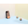 Apsauginis dėklas man and wood iPhone 12 Pro Max – rudas languotas su juodais akcentais