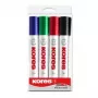 Kores M20843 rašiklių rinkinys – juoda, mėlyna, žalia, raudona, balta (10 vnt.)