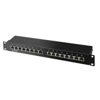 Patch Panel ShiverPeaks 75064 – 19 colių montavimo skydas tinklo kabeliams