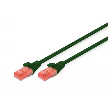 Tinklo laidas Digitus CAT 6 U/UTP RJ-45 3 m žalias