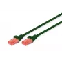 Tinklo laidas Digitus CAT 6 U/UTP RJ-45 3 m žalias