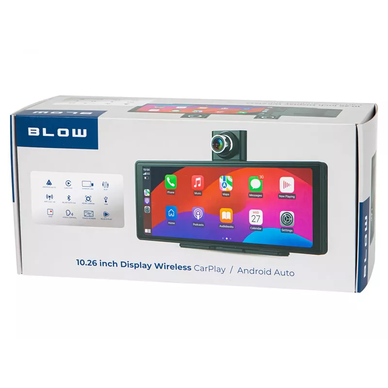 BLOW Wireless CarPlay5.0 multimedijos stotelė modelis 78-430#