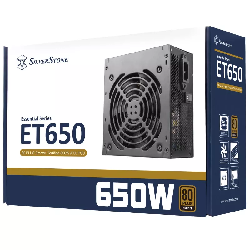 Maitinimo blokas Silverstone SST-ET650-B v1.4 650 W