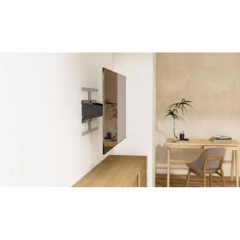 Pilnai reguliuojamas TV laikiklis GEMBIRD WM-90ST-02 43–90 colių ekranams, ištraukiamas, VESA 100x200–600x400, 50 kg