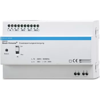 BUSCH JAEGER 83310 - Gegensprechanlage - Vidinis - 230 V - 50/60 Hz - 28 V - Baltas