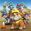 Vaikiškų dėlionių rinkinys Ravensburger Rubble & Crew darbinės mašinos – 3 dėlionės × 49 detalės