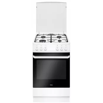 Laisvai pastatoma viryklė Amica SHM51071W balta dujinė 4 zonos 63L