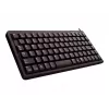 Klaviatūra CHERRY G84-4100, mini, USB, QWERTY, juoda