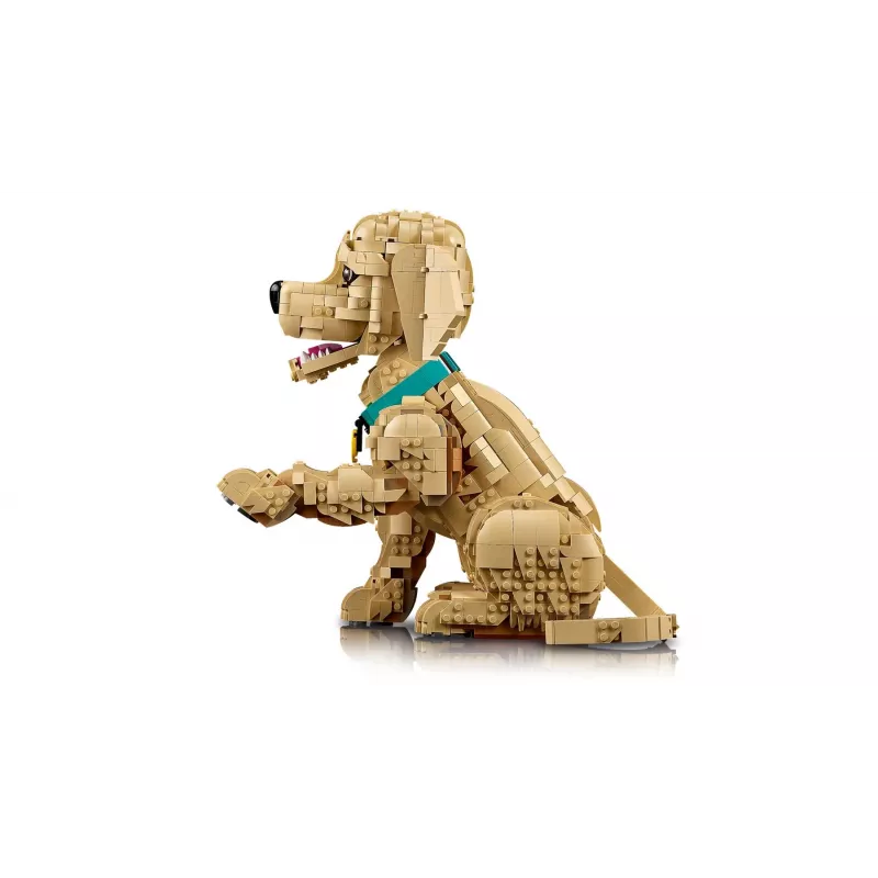 LEGO ICONS 11384 Auksaspalvis retriverio šuniukas