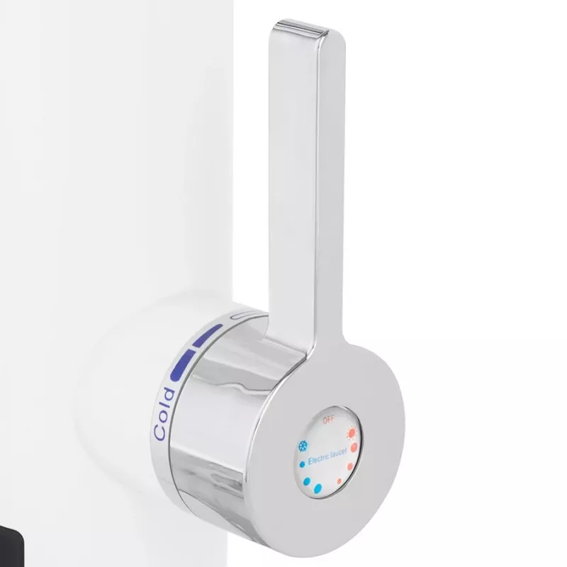 Momentinis vandens šildytuvas NOVEEN IWH460 4600W 220–240V, be bako, prie vartojimo vietos, 2,5 l/min, IPX4, LED ekranas