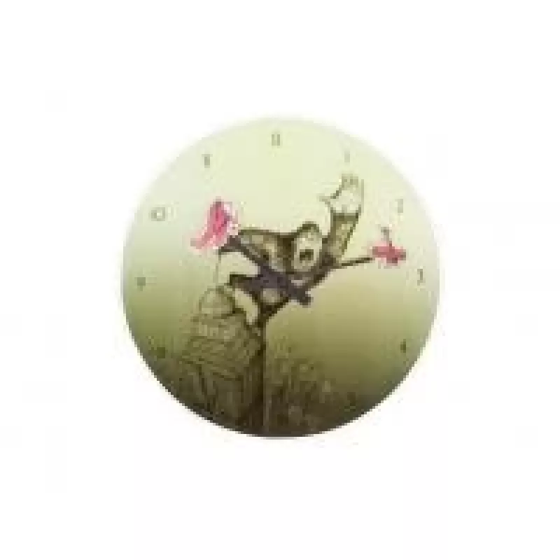 NeXtime klok 8633 King Kong, Ø43 cm, sieninis, žalias
