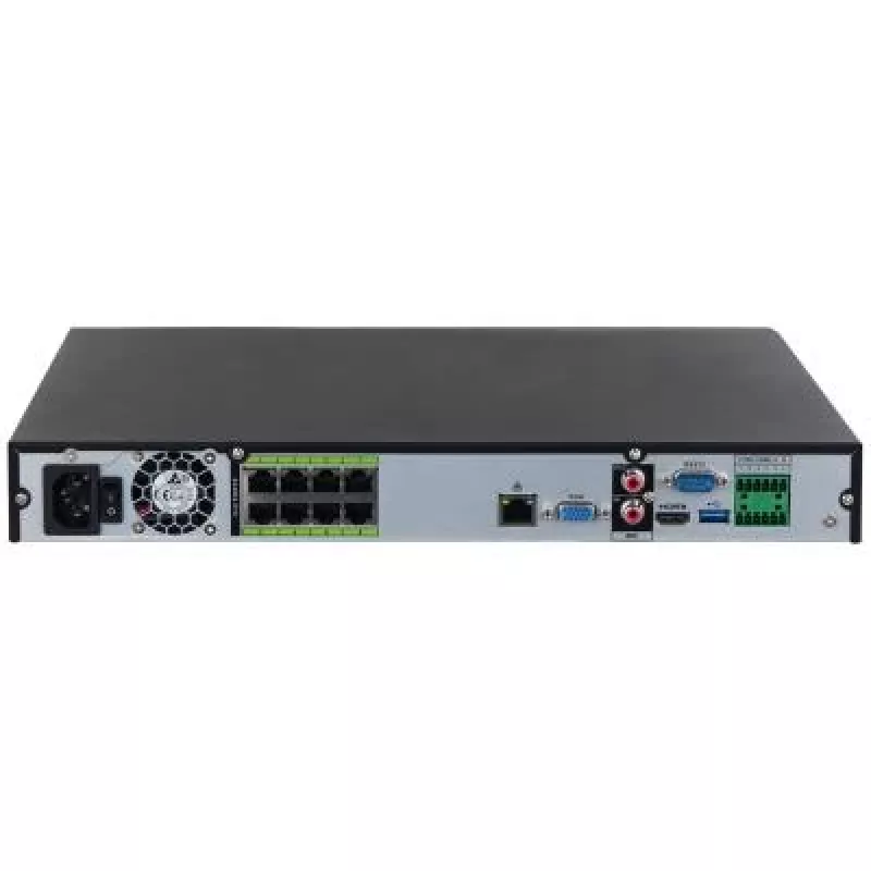 Dahua Technology WizSense NVR5208-EI 1U Juodas tinklo vaizdo registratorius