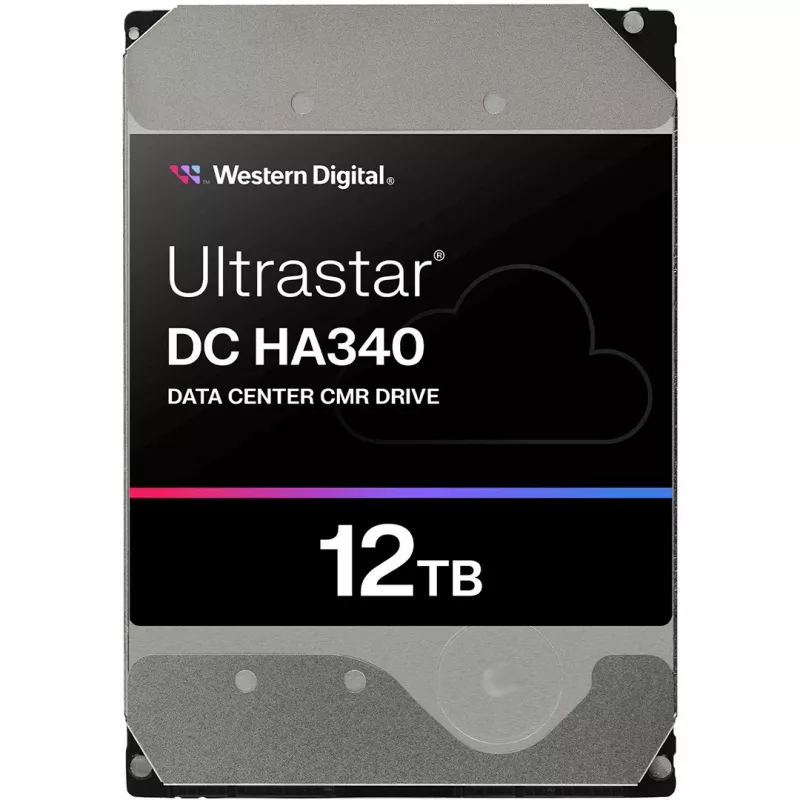 Kietasis diskas Western Digital 12 TB 3,5 colio Serial ATA Ultrastar DC HA340