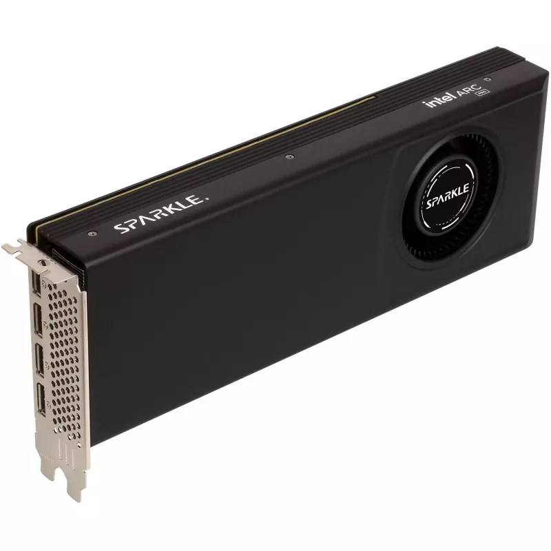 Vaizdo plokštė Sparkle Arc Pro B60 Blower, Intel Arc Pro B60, 24 GB GDDR6, 192 bitų, PCIe x8 5.0, 1 ventiliatorius