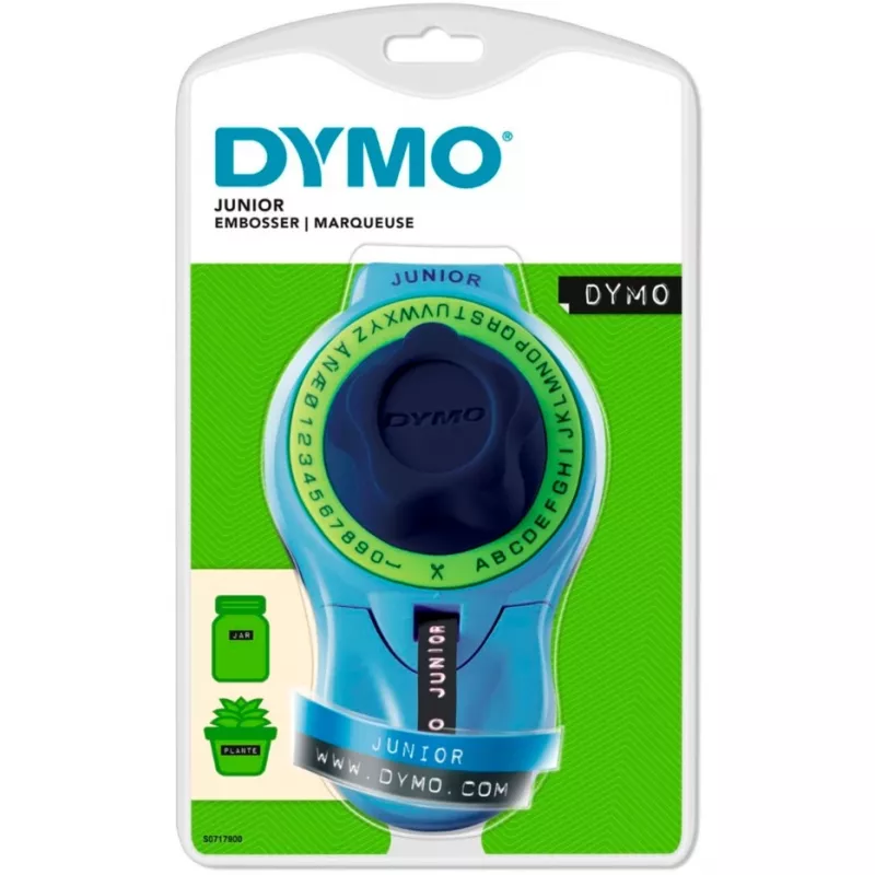 DYMO Junior reljefinis etikečių spausdintuvas – etikečių spausdintuvas namų naudojimui Blister (2174602)