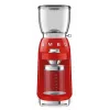 Smeg 50's stiliaus kavos malūnėlis CGF11RDEU Raudonas