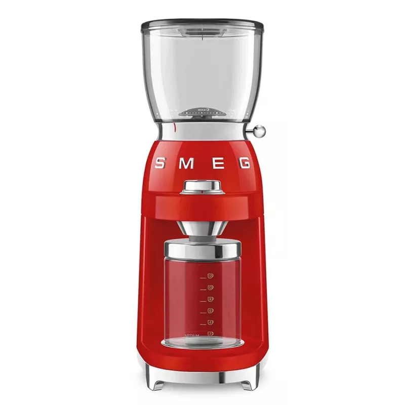 Smeg 50's stiliaus kavos malūnėlis CGF11RDEU Raudonas