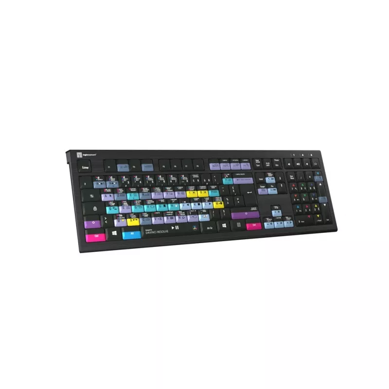 Logickeyboard ASTRA 2 klaviatūra USB AZERTY anglų juoda