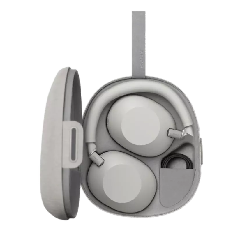 Belaidės ausinės Sony WH-1000XM6 su triukšmo slopinimu, Bluetooth, Platinum Silver