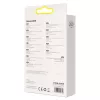 Baseus Crystal Shine USB į Lightning laidas, 2,4A, 2m (juodas)