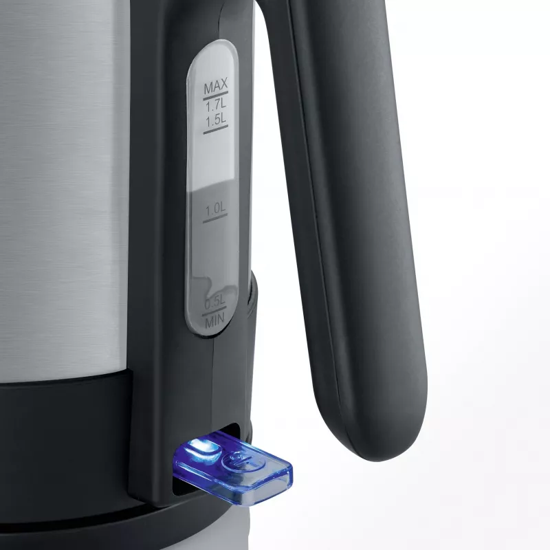 Severin WK 3409 Elektrinis virdulys 1,7 L Juodas - Nerūdijantis plienas 2200 W