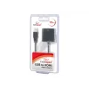 USB grafikos adapteris GEMBIRD A-USB3-HDMI-02, HDMI išvestis, iki 1920x1080, juodas, 36 g