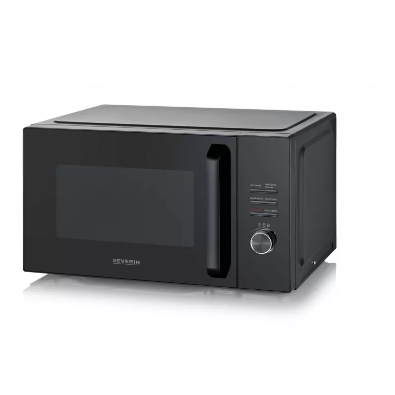 Kombinuota mikrobangų krosnelė SEVERIN MW 7798, ant stalviršio, 29 L, 900 W, juoda, 315 mm sukamoji lėkštė