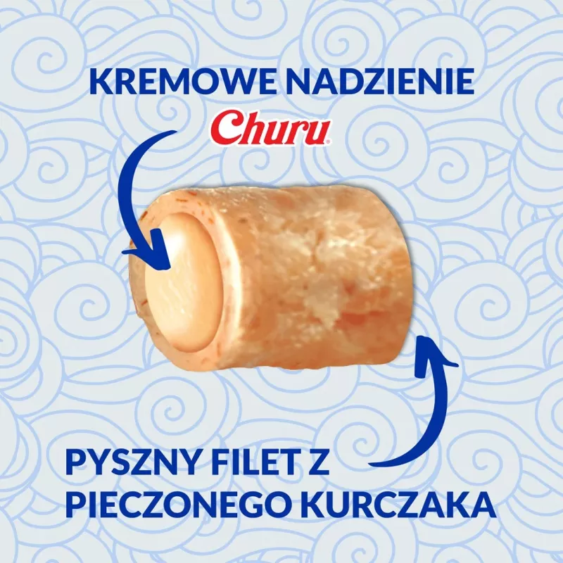 INABA Churu Bites Vištiena su tunu ir lašiša – skanėstai katėms – 3x10 g