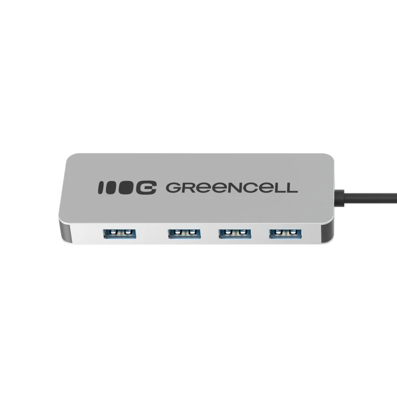 USB išplėtimo stotelė Green Cell HUB-GC-A4A — 4 prievadų USB-A 3.0 šakotuvas