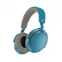 Ausinės Sennheiser Momentum 4 Wireless – belaidės Bluetooth 5.2, 60 h baterija, aktyvus triukšmo slopinimas, 3,5 mm, mėlynos