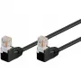 Wentronic 96090 Patch Laidas, RJ-45 Kištukas/Kištukas, Cat5e, U/UTP, Juodas (96090)
