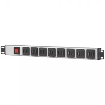 Intellinet 19 colių stovo USB-A maitinimo skirstytuvas (16 prievadų, CEE 7/7, apsauga nuo perkrovos, 2,1 A vienam moduliui, 2 m laidas, Euro 2 kištukas)