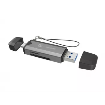 Card reader Natec Scarab 3 USB A/C SD/Micro USB 3.2 Gen 1