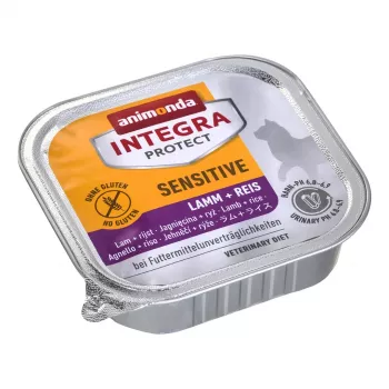 Animonda Integra Protect Sensitive šlapias maistas katėms su ėriena ir ryžiais 100 g