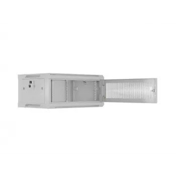 Spintos stovas LANBERG WF01-6404-23S 19 colių 4U pilkas su perforuotomis durelėmis