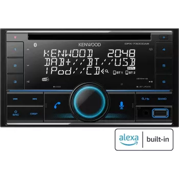 Automobilinis radijo imtuvas Kenwood DPX-7300DAB su DAB+ ir Bluetooth