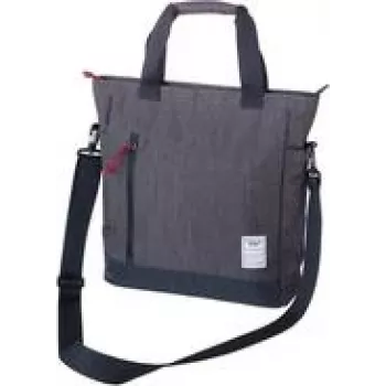 Rankinė/antpetinė krepšys TROIKA BBG52/GY, poliesteris, pilka, 12 L, 400×100×350 mm, užtrauktuku, unisex