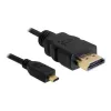 DeLOCK HDMI laidas 3 m - Micro-HDMI (M) - HDMI (M) - 32 AWG (82663)