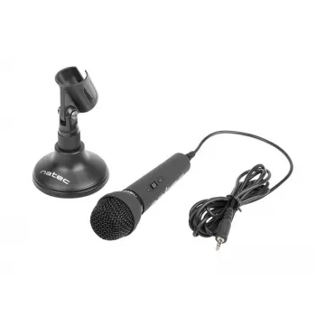 Konferencinis mikrofonas NATEC ADDER juodas