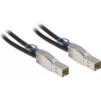 Inter-Tech išorinis SAS laidas - SAS 12 Gbit/s - 36 kontaktų 4x Mini SAS HD (SFF-8644) (vyr.) į 36 kontaktų 4x Mini SAS HD (SFF-8644) (vyr.) - 1,0 m - Juoda (88885008)
