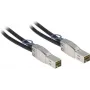 Inter-Tech išorinis SAS laidas - SAS 12 Gbit/s - 36 kontaktų 4x Mini SAS HD (SFF-8644) (vyr.) į 36 kontaktų 4x Mini SAS HD (SFF-8644) (vyr.) - 1,0 m - Juoda (88885008)