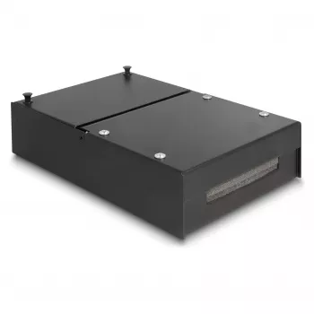 Paskirstymo dėžutė DeLOCK 66235 4 prievadų Metalinė Juoda