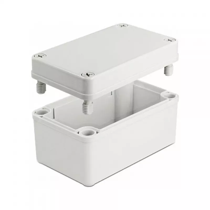DeLOCK montažinis korpusas IP65 vandeniui atsparus 130 x 80 x 70 mm pilkas