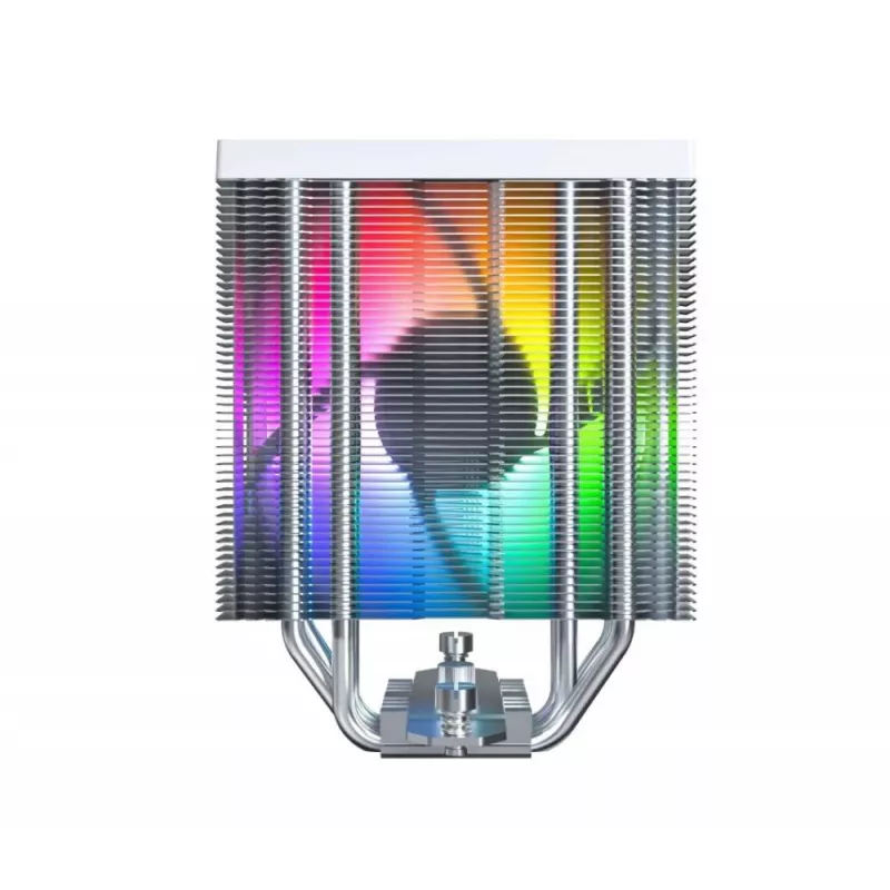 Oro aušintuvas Montech NX400 ARGB 120 mm Baltas – 270 W TDP, FDB, 156×74×120 mm