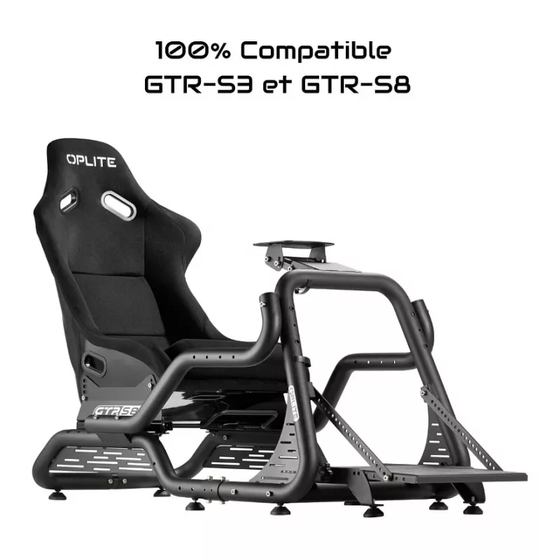 Oplite GTR S3/S8 stovas skrydžio simuliacijai, skirtas Thrustmaster ir Logitech įrenginiams