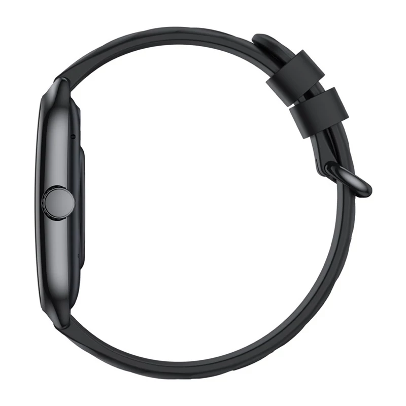 Išmanusis laikrodis Zeblaze GTS 4 — 1,94 colio (4,93 cm) AMOLED, 466×466 px, liečiamas ekranas, Wi‑Fi, silikoninis dirželis, juodas