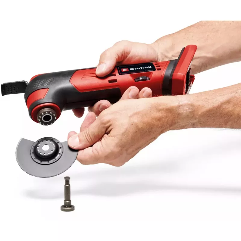 Power X-Change belaidis daugiafunkcis įrankis TE-MG 18/1 Li-Solo, 18V (raudonas/juodas, be akumuliatoriaus ir įkroviklio, komplekte priedai)