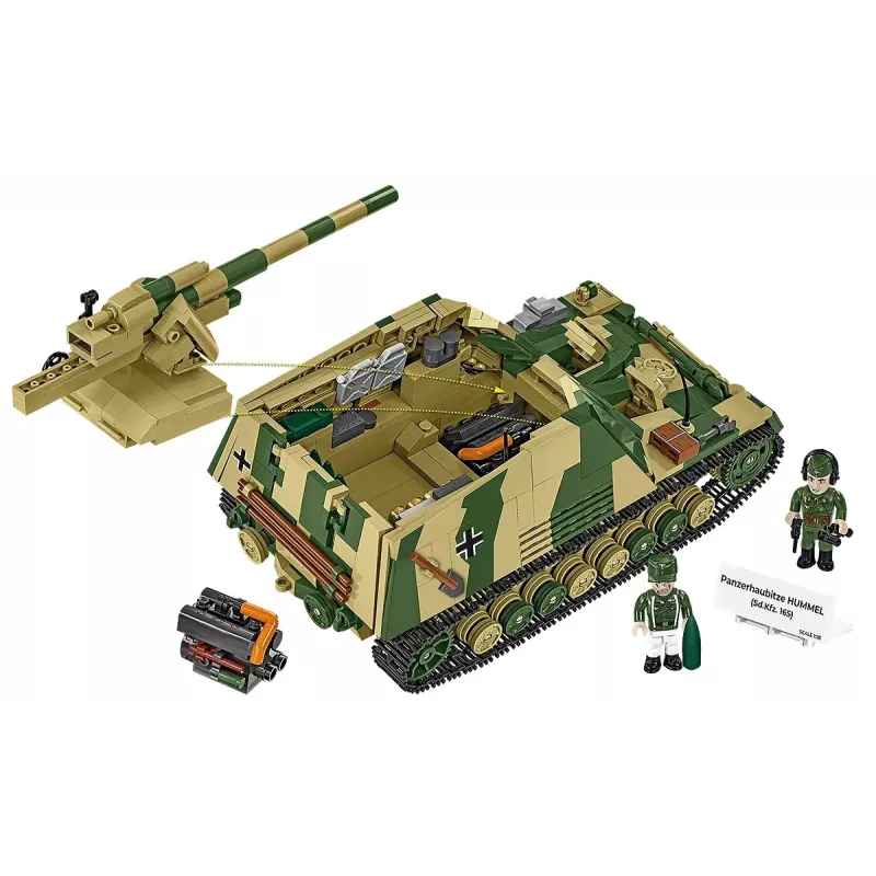 Konstruktorius Cobi Panzehaubitze Hummel 1118 dalių modelio rinkinys